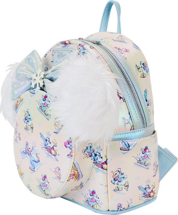 Produktbild Loungefly Disney by Rucksack & Haarreif Set Mickey & Friends Winter Wonderland AOP