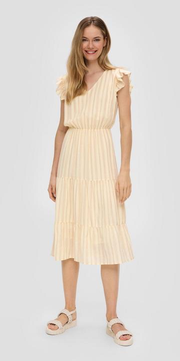 Actual product image S.Oliver Kleid Gemustertes Kleid mit Rüschen (44)