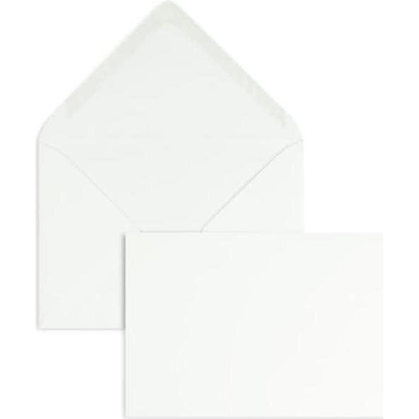 Blanke, Briefumschlag, Briefumschläge 156x220mm 120g/qm gummiert VE=100 Stück schneeweiss (100 x)