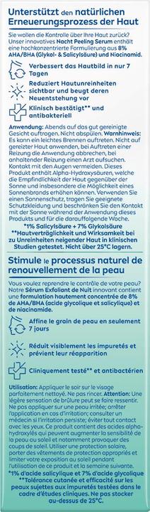 Actual product image NIVEA Derma Skin Clear Nacht Peel Ser (neu) 40 ml (40 ml)