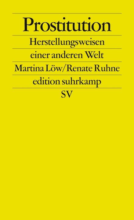Produktbild Prostitution (Deutsch, Martina Löw, 2011)