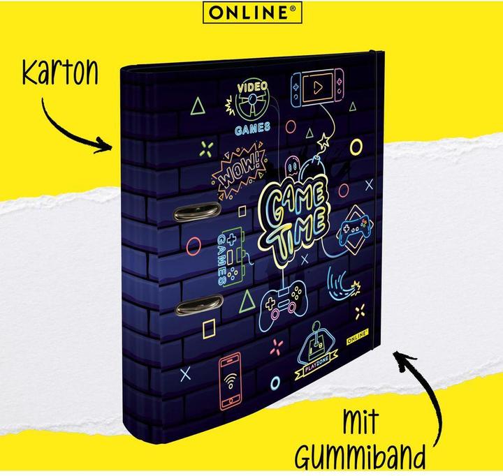 Actual product image Online Game Time folder 7cm (A4, 70 mm, 1 Piece)