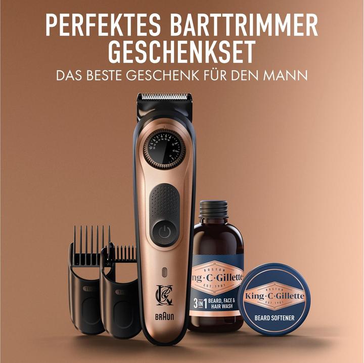 Immagine prodotto Gillette Geschenkset King C Barttrimmer PRO, Bartshampoo + Bartbalsam