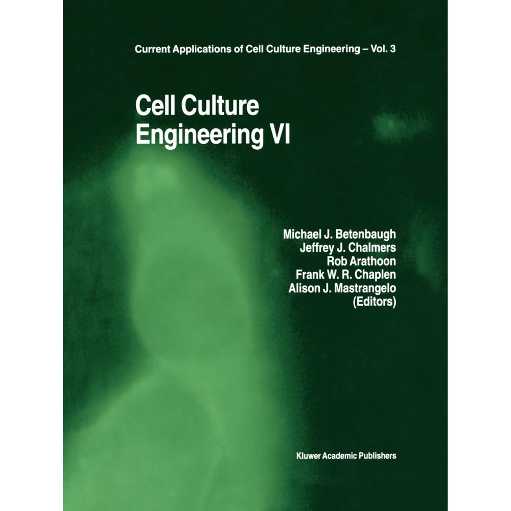 Cell Culture Engineering VI, Fachbücher