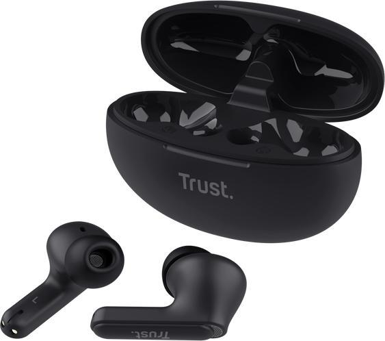 Actual product image Trust Yavi Bt Enc Earbuds Black (ANC, 23 h, Wireless)