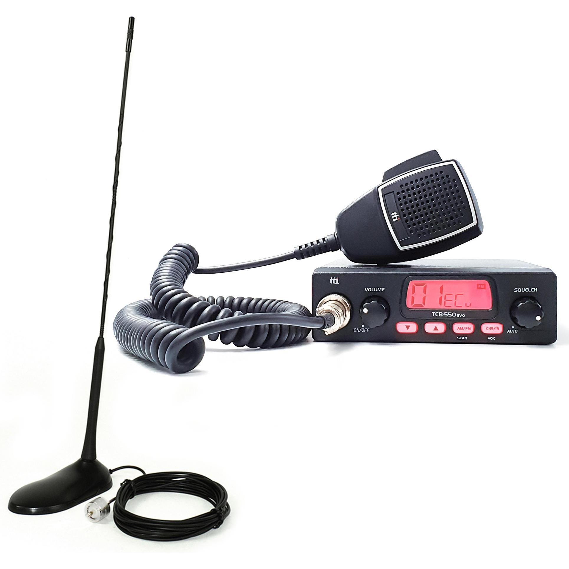 Aim TTi CB TTi TCB-550 EVO Funkpaket + PNI Extra 45 Antenne, Walkie-Talkie Zubehör