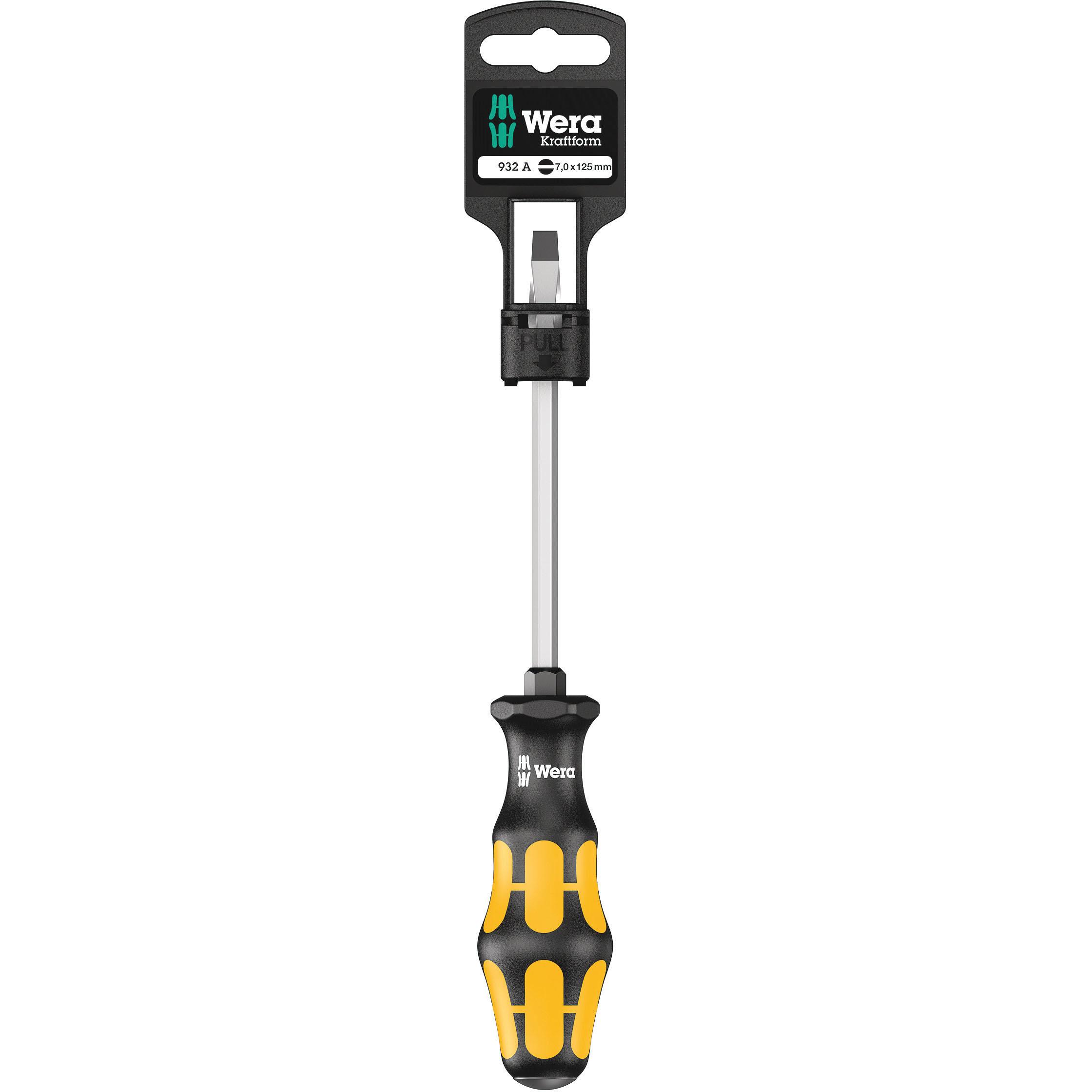 Wera, Schraubenzieher, 932 A 1,2 x 7,0 x 125 mm SB (Schlitz)