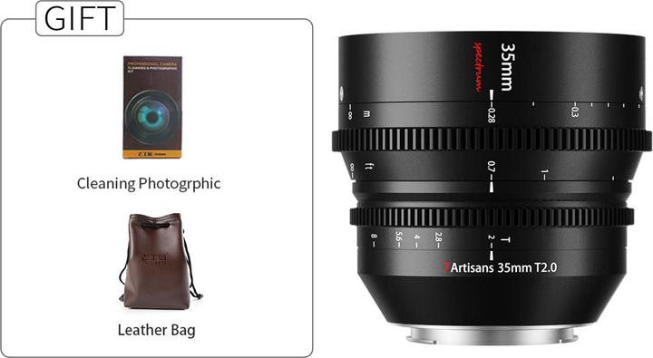 Produktbild 7artisans Spectrum 35mm T2.0 Sony E (Sony E, Vollformat)