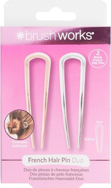 Image du produit Brush Works Pince à cheveux française (2 pcs)