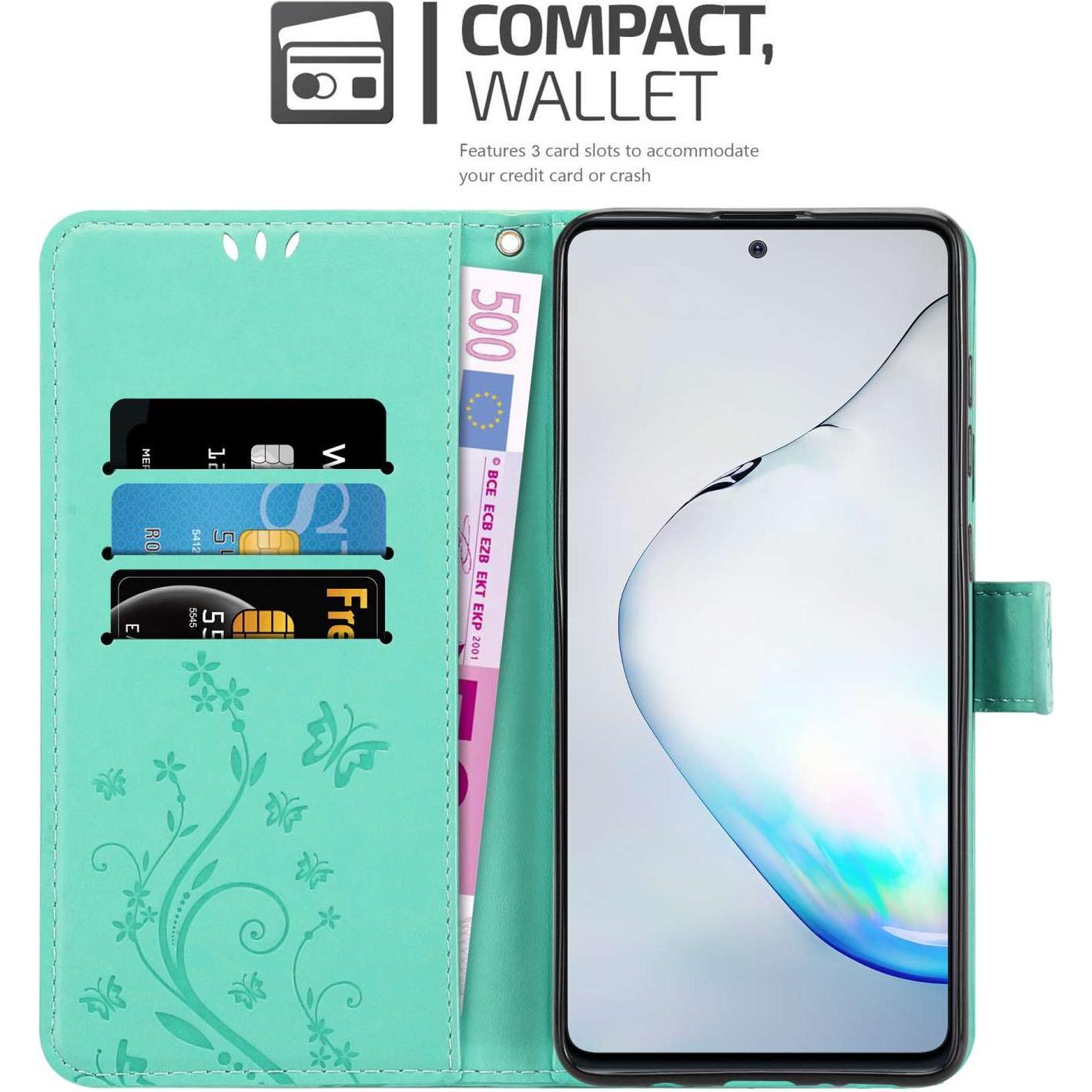 Thumbnail - Cadorabo Hülle für Samsung Galaxy A81 / NOTE 10 LITE / M60s mit Blumen Muster (Samsung Galaxy A81, Samsung Galaxy Note 1...