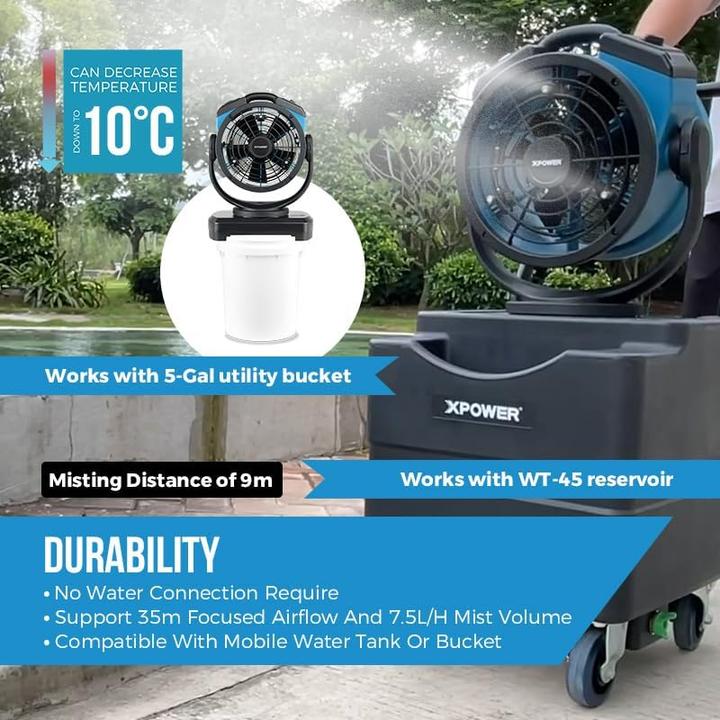 Produktbild Xpower Misting Ventilator für Aussenbereich FM-68W