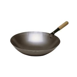 Bartscher Padella Wok in acciaio, 360 mm A105960, Padella + Pentola, Argento