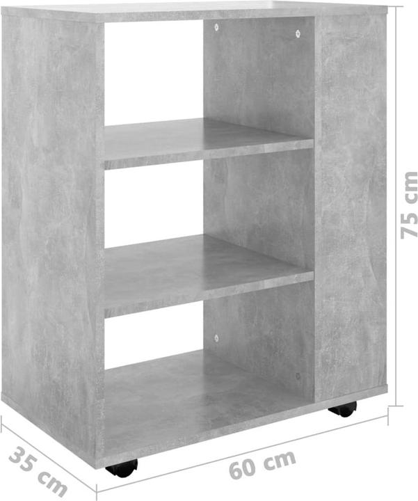 Actual product image vidaXL Hatty (60 x 35 x 75 cm)