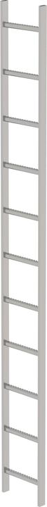 Productafbeelding Munk Schachtladder roestvrij staal V4A 300mm vrije breedte 11 sporten (308 cm)