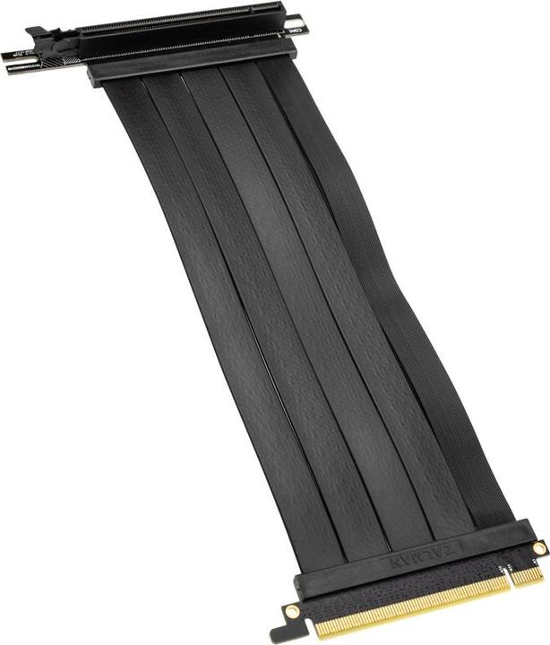 Actual product image Zalman Riser ribbon cable - PCI-E 4.0 x16, 90 degrees (0.22 m)