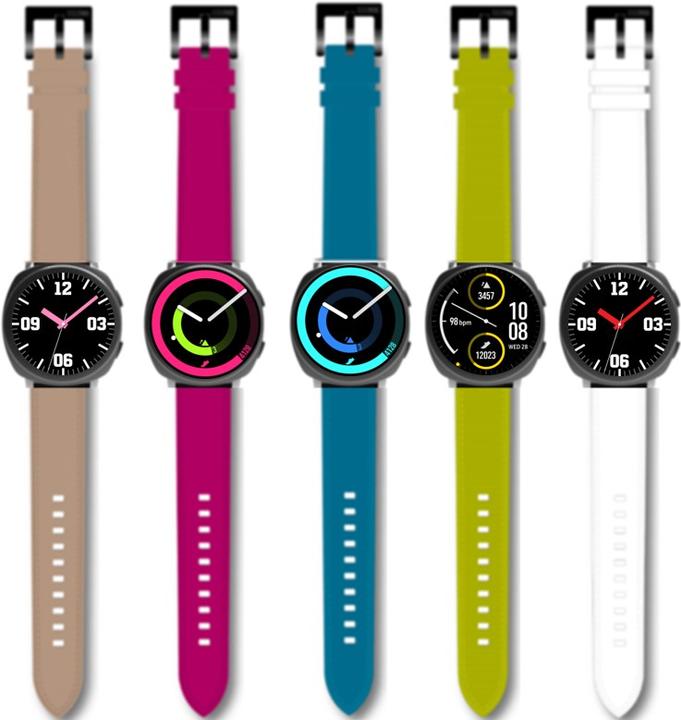 Image du produit Strap Studio Bracelet en cuir turquoise (20 mm, Cuir)