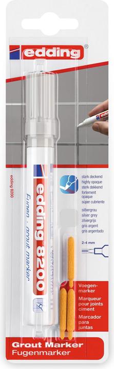 Produktbild Edding Fugenmarker 8200 (Silber, Grau, 4 mm, 1 x)