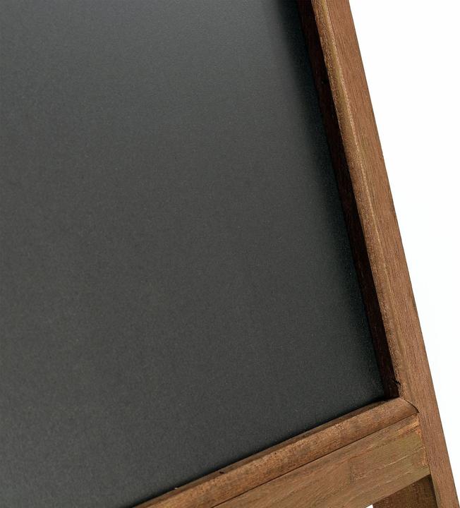Actual product image Wiltec Toboli customer stopper 42x112cm chalkboard wood stand-up advertising board restaurant