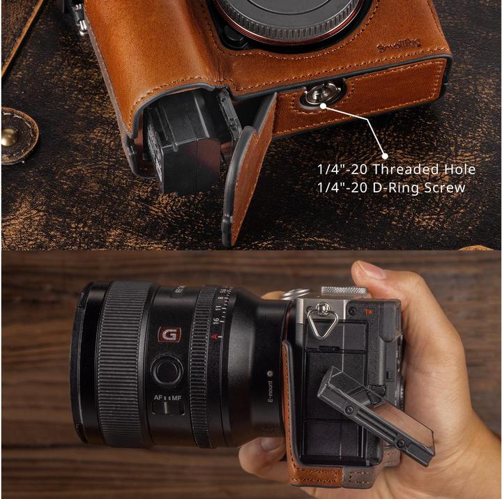 Produktbild SmallRig 5015 Camera Leather Case Kit for Sony Alpha 7C II / Alpha 7CR (Kamera Bereitschaftstasche)