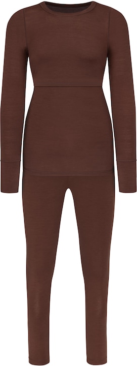 Immagine prodotto Normani Set intimo Merino Maternity - Camicia a maniche lunghe e mutande - 8795 (XS)