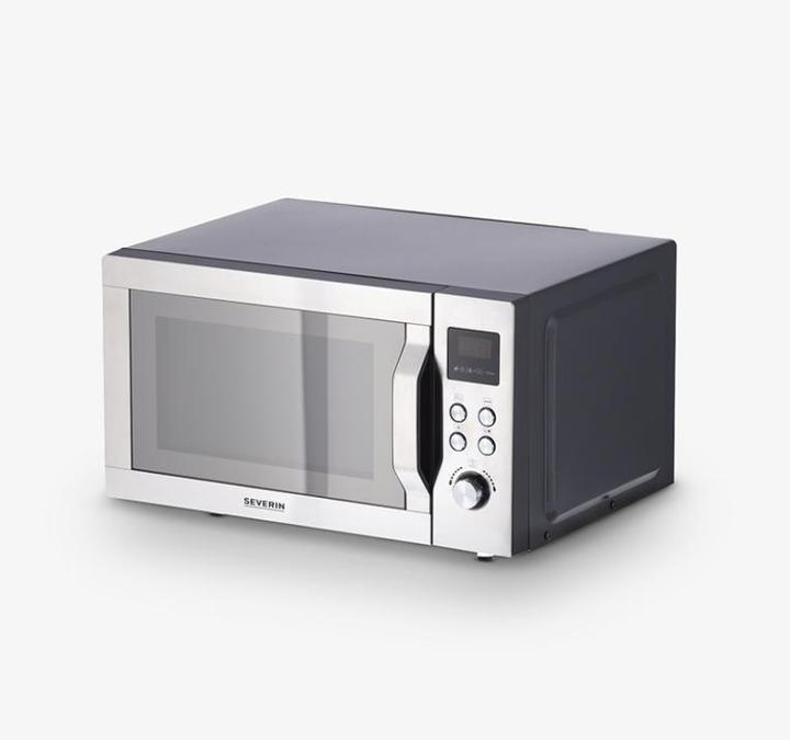 Image du produit Severin Microwave w/ceramic plate 900 watts 25 l - Steel (29070) (25 l)