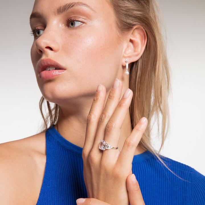 Produktbild Thomas Sabo Ring Weisse Steine (48, 925 Silber)