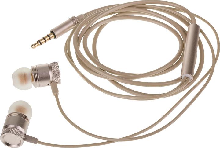 Actual product image Peter Jäckel FUN Stereo Headphone Premium Gold with 3.5mm jack connection (Cable)