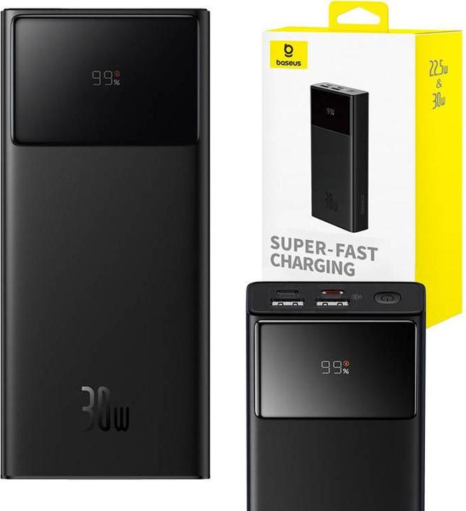 Image du produit Baseus Banque d'alimentation Star-Lord 20000mAh, 30W (black) (20000 mAh, 30 W, 74 Wh)