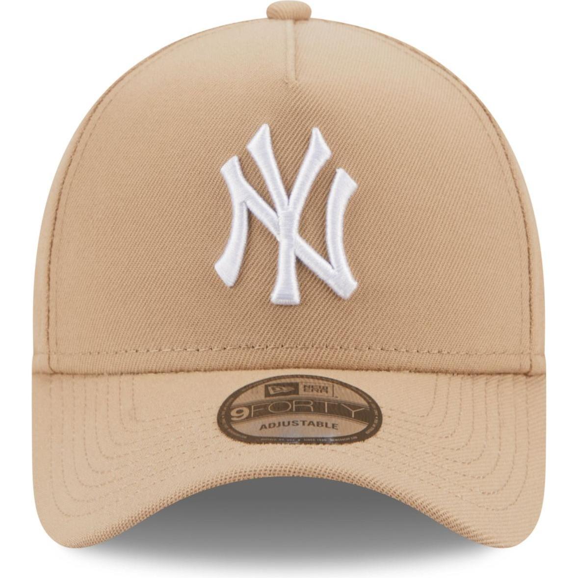 Thumbnail - New Era, Herren, Cap, 9Forty A-Frame Cap - New York Yankees camel, Beige, (One Size)