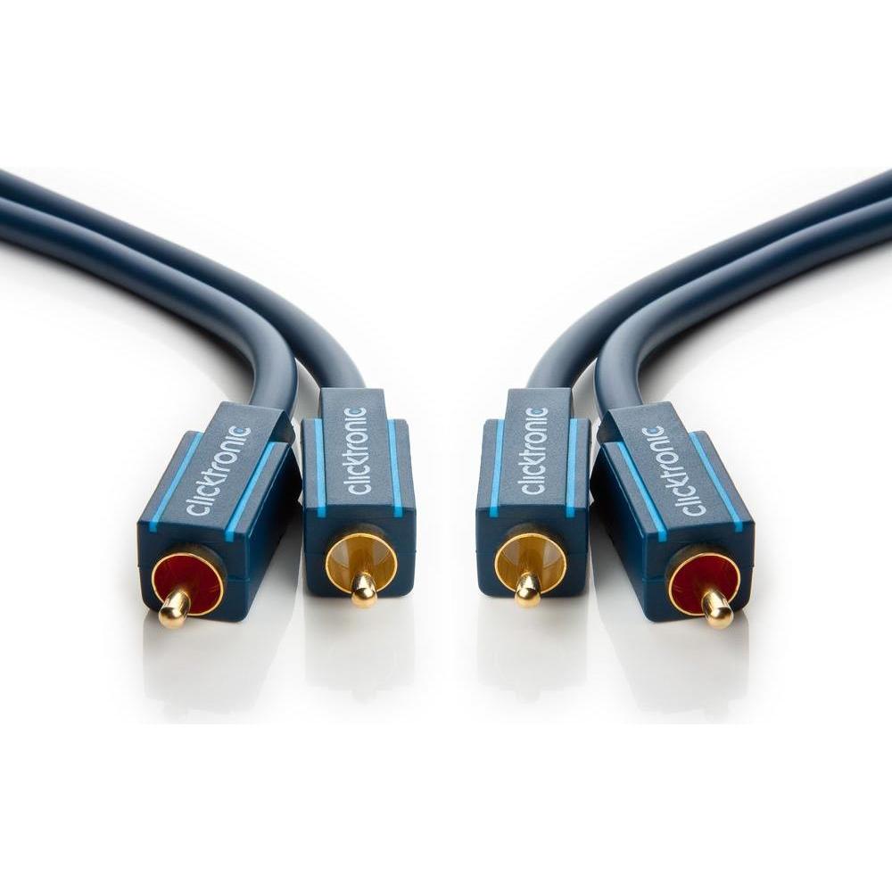 Thumbnail - clicktronic Stereo-Audiokabel (3 m, Cinch), Audio Kabel