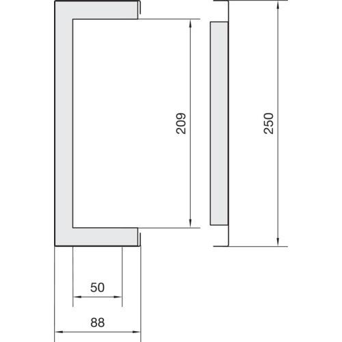 Thumbnail - Hager, Leitungsführung, TEH FWK3E502100VERZ Feuerwiderstand-Kanal 1500mm (150 cm)
