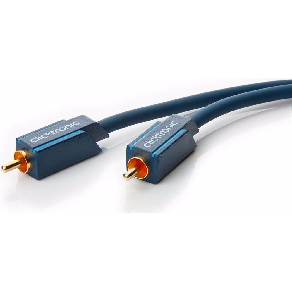clicktronic Cinch-Koaxialkabel (0.50 m, Cinch), Audio Kabel