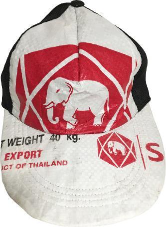 Actual product image Bekos Upcycling - Basecap from recycled cement bags Elephant (One size)
