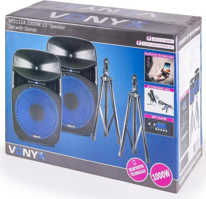 Produktbild Vonyx Vps152a (Aktiv, 1x 500 W)