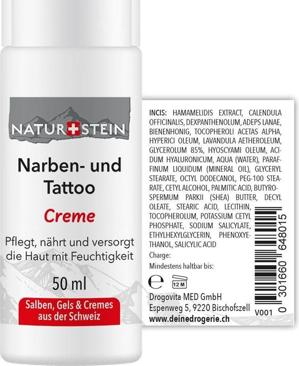 Image du produit Naturstein Narben- und Tattoo (50 ml, Crème)