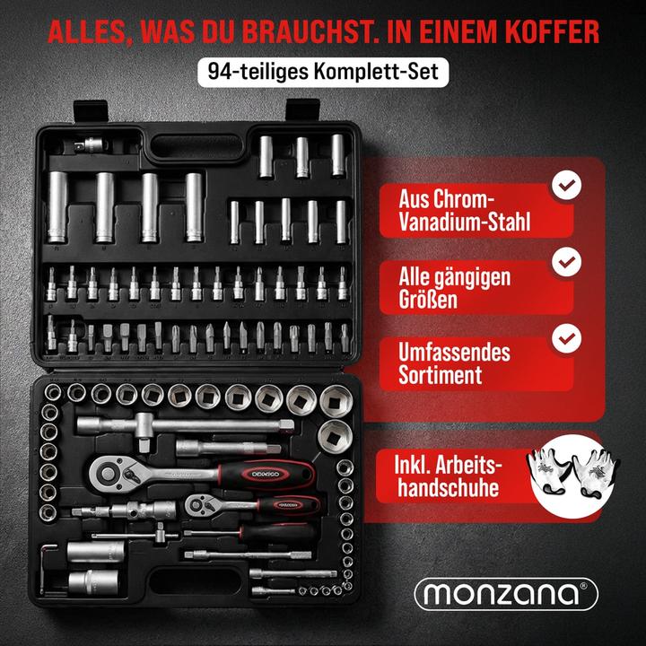 Actual product image Monzana Tool Set Box (1 Piece)