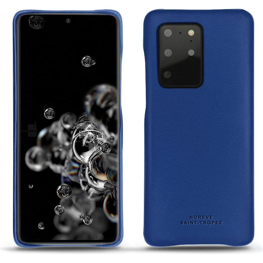 Noreve Lederschutzhülle (Samsung Galaxy S20+ 5G), Smartphone Hülle, Blau