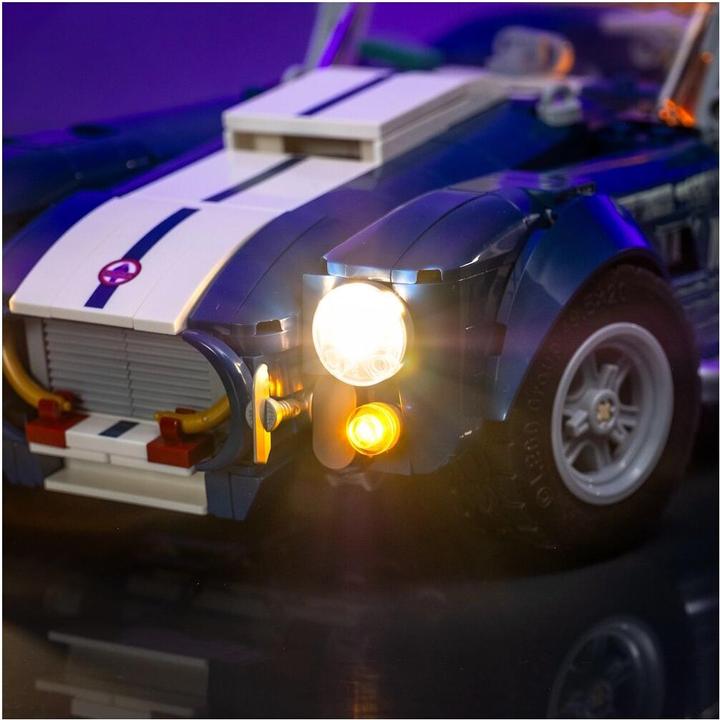 Actual product image Light my bricks LMB 2.0 LEGO® 10357# Shelby Cobra 427 S/C Light Kit
