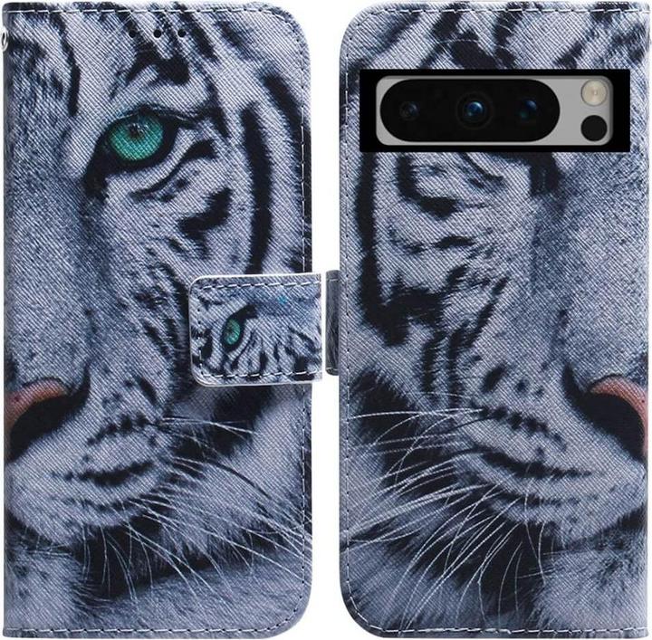 Actual product image Cover-Discount Google Pixel 8 Pro - Tiger leather case (Google Pixel 8 Pro)