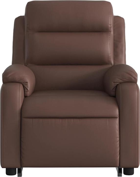 Produktbild VidaXL Massagesessel mit Aufstehhilfe Fernsehsessel Relaxsessel Braun Kunstleder