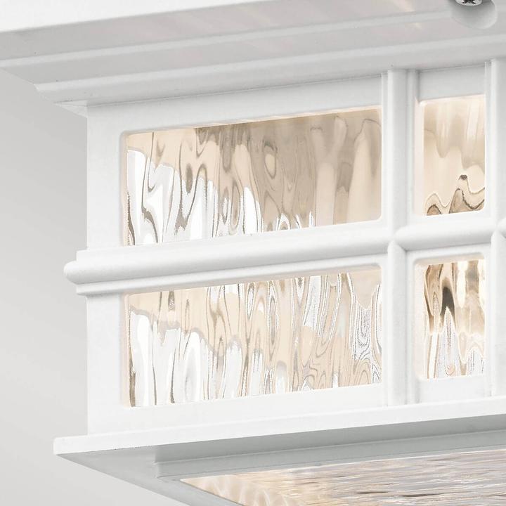 Image du produit Elstead Lighting Beacon Square Plafonnier extérieur E27 double blanc IP44 Anti-marin (E27, IP44)