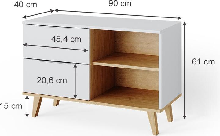 Produktbild Vicco Nautica (90 x 40 x 61 cm)