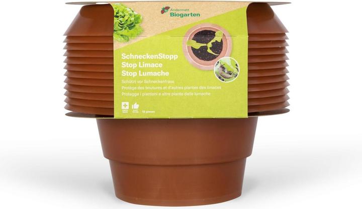 Image du produit Andermatt Biogarten SchneckenStopp PP braun Set à 12 Stück