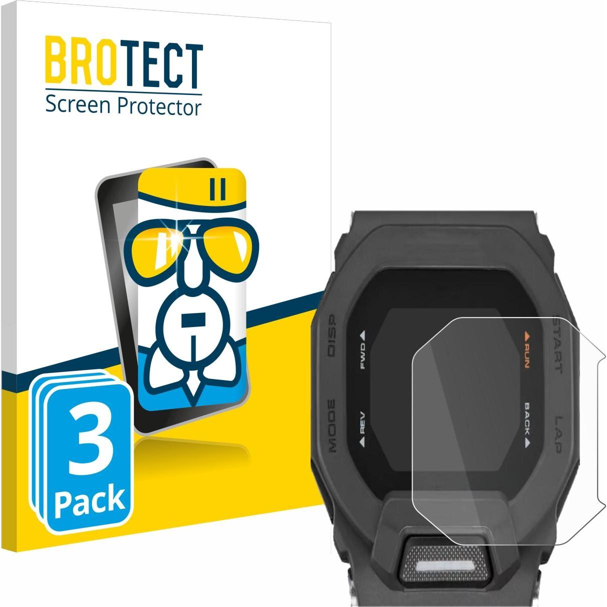 BROTECT AirGlass Panzerglasfolie Schutzglas Displayschutz, Smartwatch Schutzfolie, Transparent