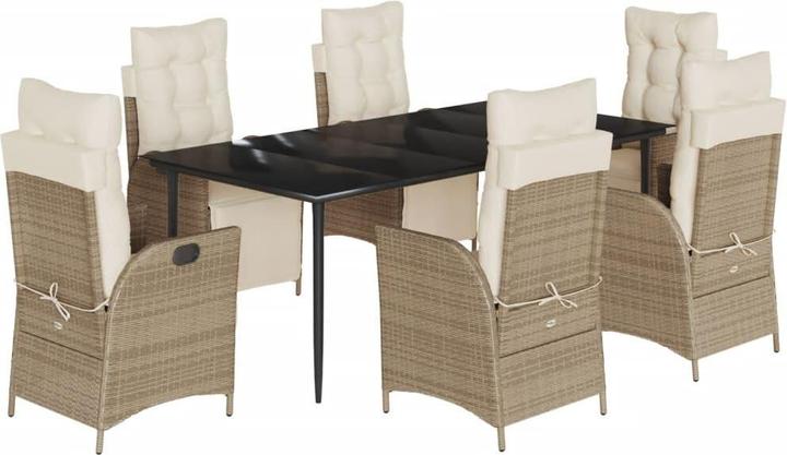 Produktbild vidaXL Garten Essgruppe (200 x 100 x 74 cm)