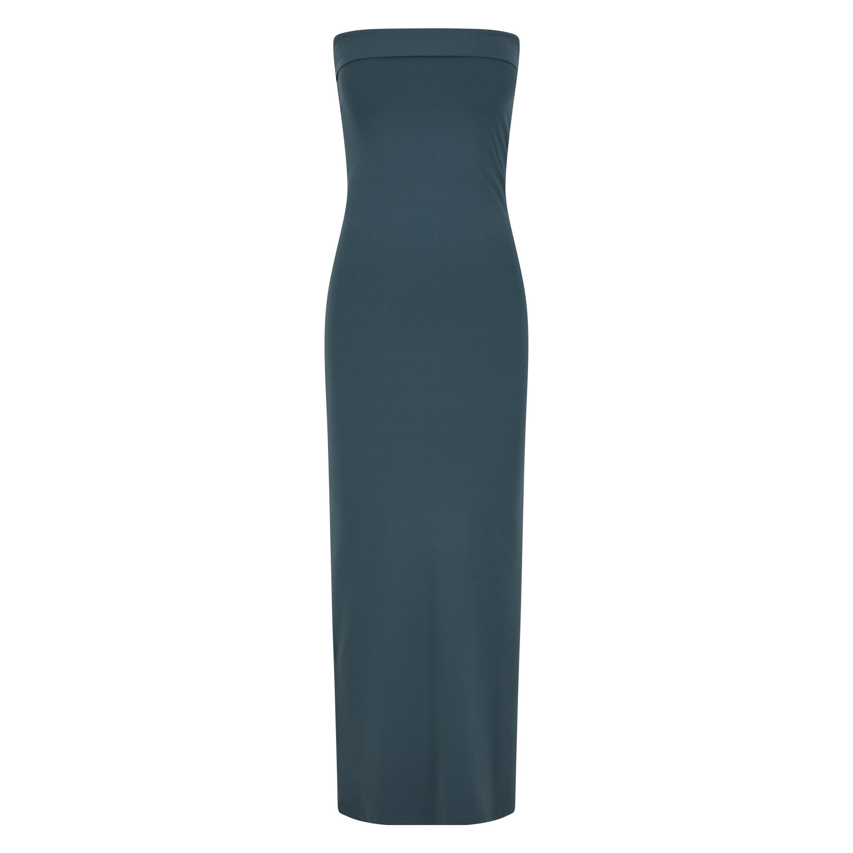 Urban Classics, Damen, Kleider, Ladies Bandeau Midi Dress - 190999, Grün, (Xxl)