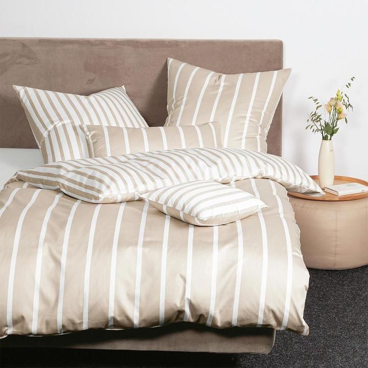 Produktbild Janine Mako-Satin Bettwäsche modern classic (Kopfkissenbezug, 65 x 100 cm)