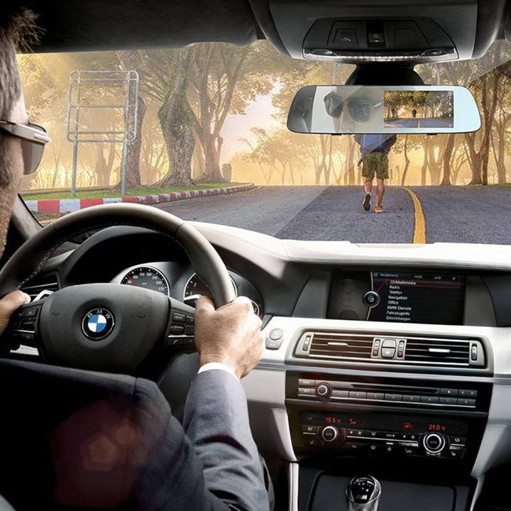 Produktbild PNI DVR Voyager S2000 Full-HD-Autokamera im Rückspiegel integriert 1080P 170 Grad, 5 Zoll, IPS-Touch (1920 x 1080 Pixels)