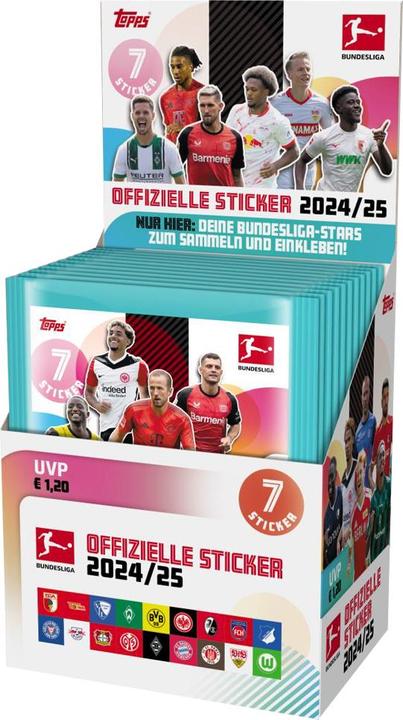 Topps Bundesliga Sticker 2024/2025 – 50er DISPLAY (Booster display)