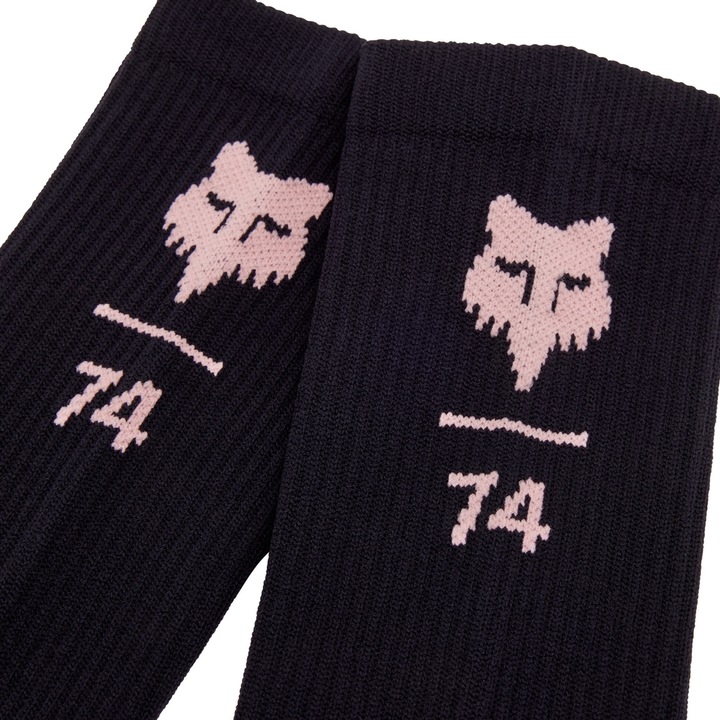 Image du produit Fox CHAUSSETTES 24 8" RANGER 74 BLK/PNK (XS/S)